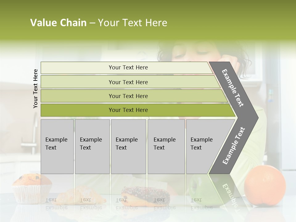 Junk Nutrition Green PowerPoint Template
