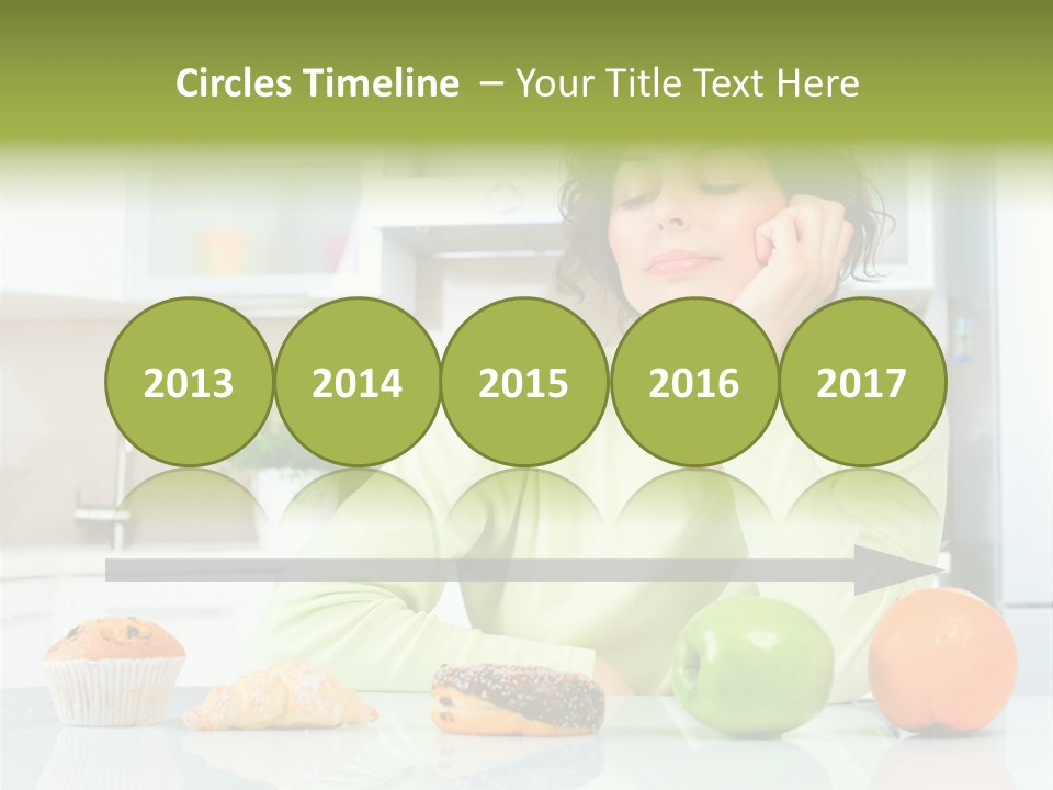 Junk Nutrition Green PowerPoint Template