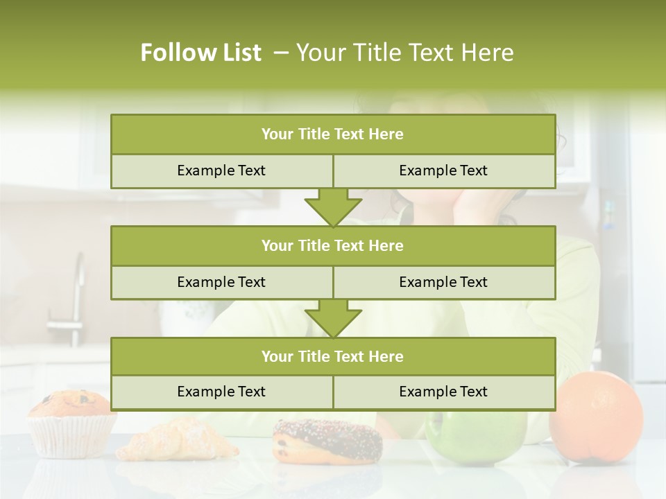 Junk Nutrition Green PowerPoint Template