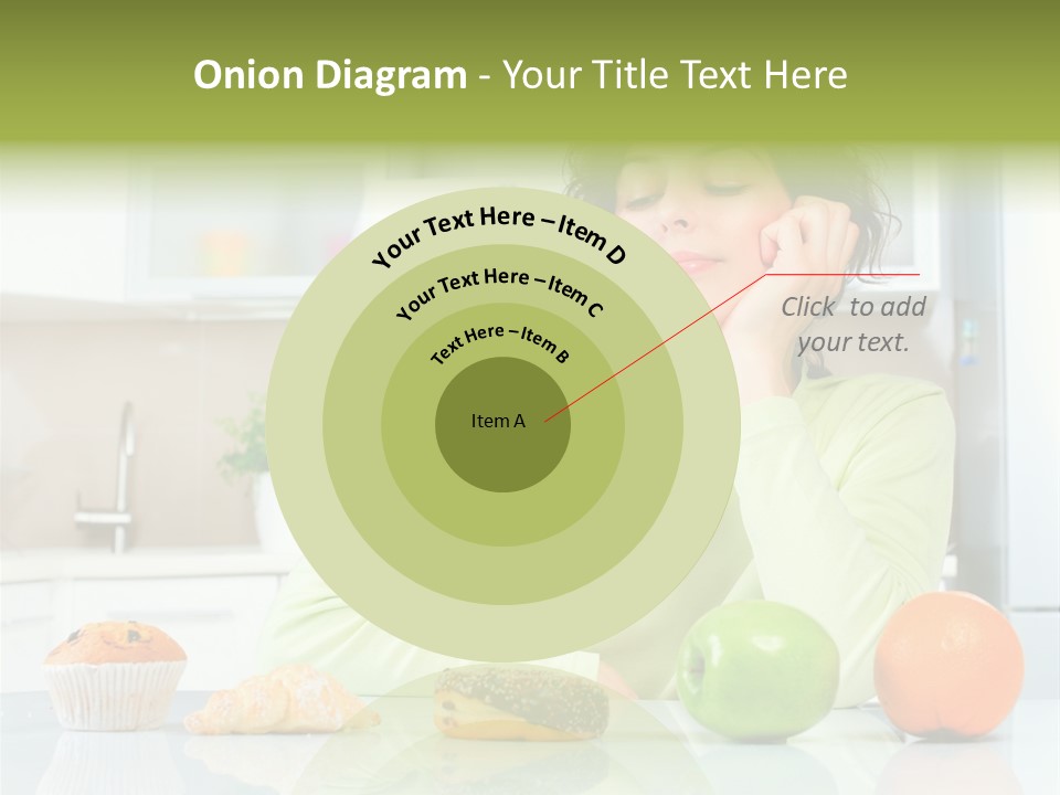 Junk Nutrition Green PowerPoint Template