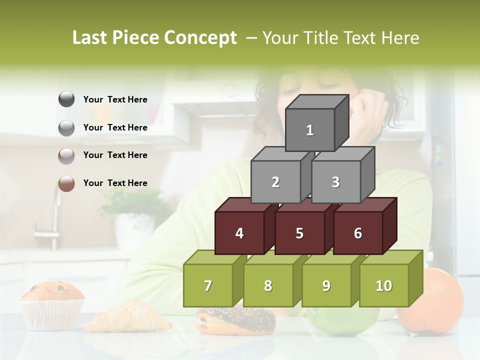 Junk Nutrition Green PowerPoint Template