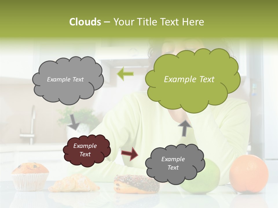 Junk Nutrition Green PowerPoint Template