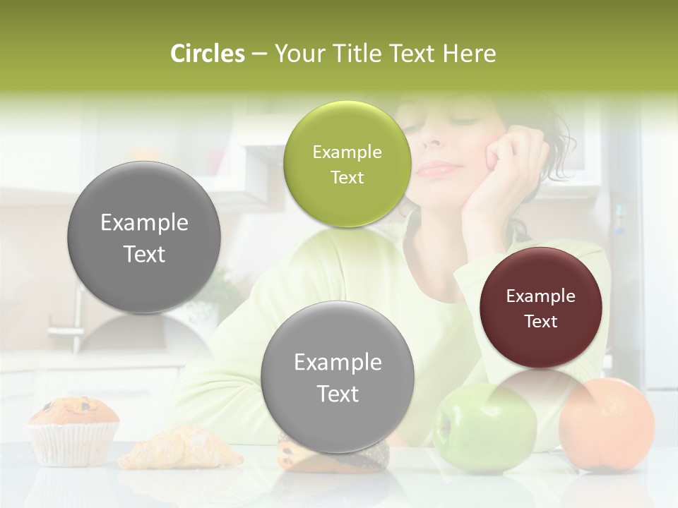 Junk Nutrition Green PowerPoint Template