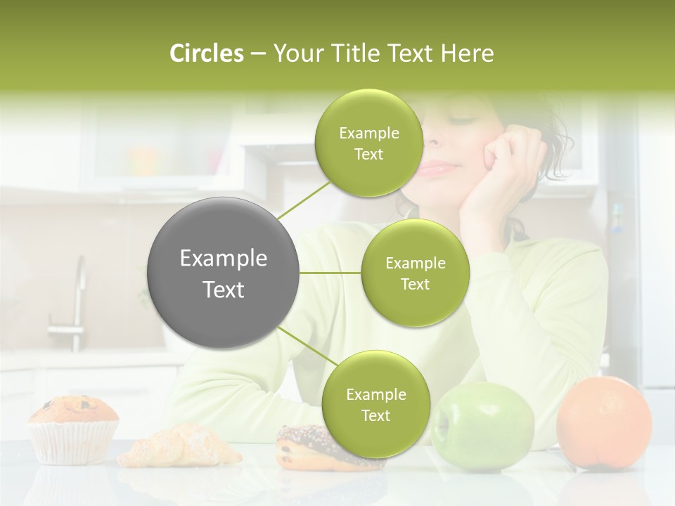 Junk Nutrition Green PowerPoint Template