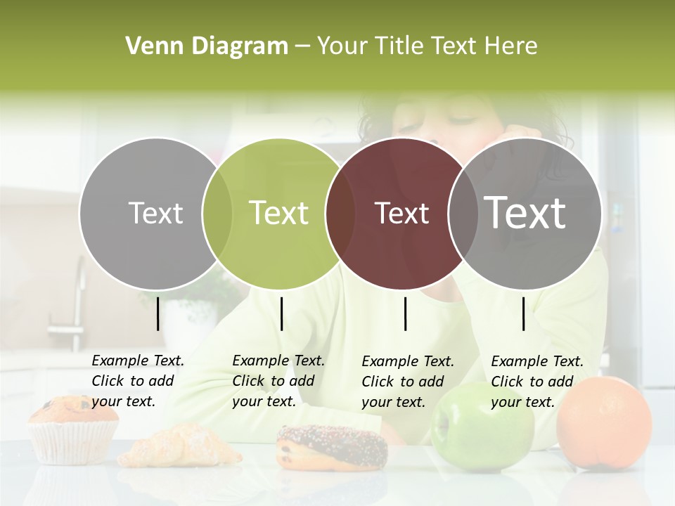 Junk Nutrition Green PowerPoint Template