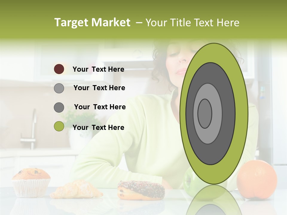 Junk Nutrition Green PowerPoint Template