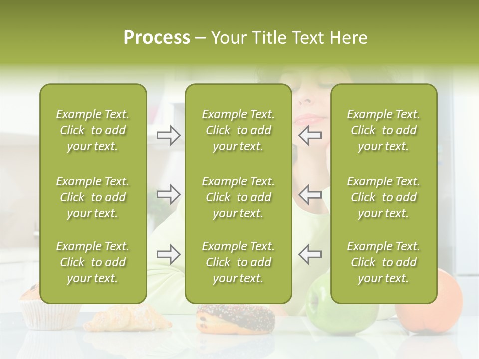 Junk Nutrition Green PowerPoint Template