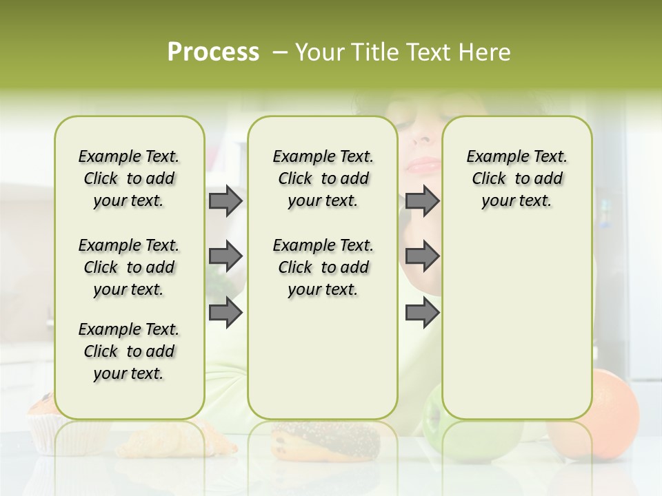 Junk Nutrition Green PowerPoint Template