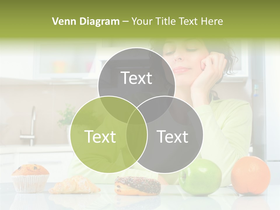 Junk Nutrition Green PowerPoint Template