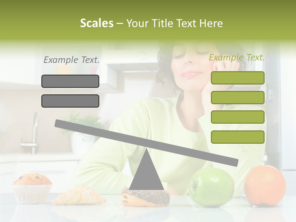 Junk Nutrition Green PowerPoint Template