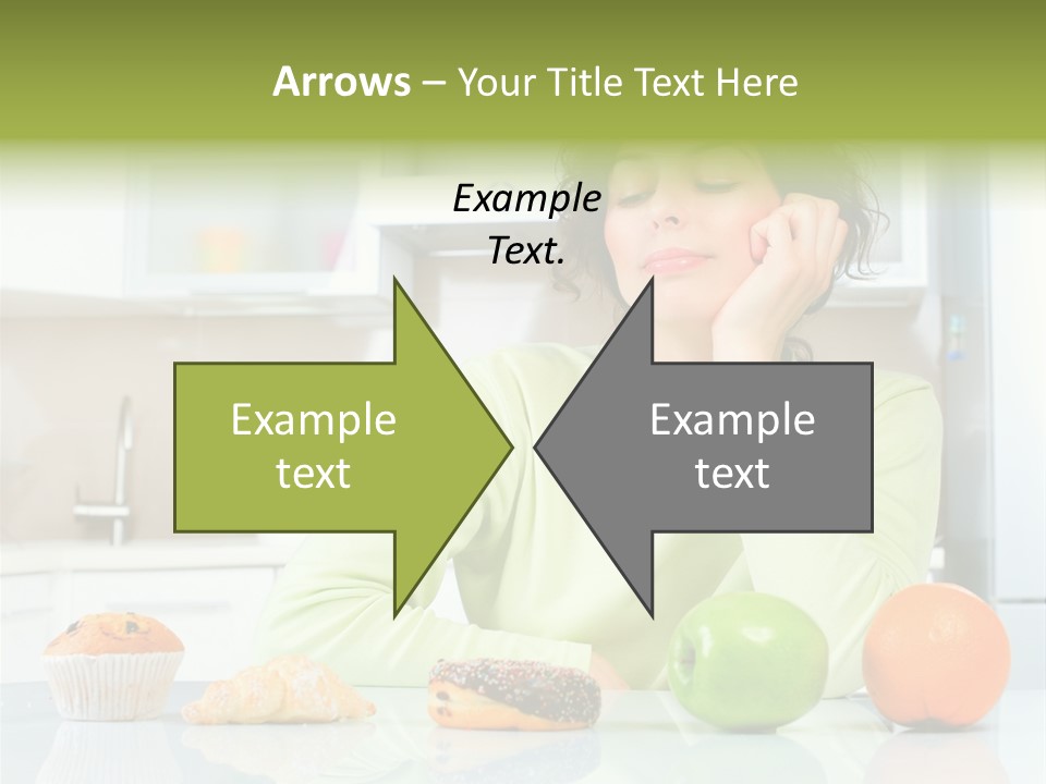 Junk Nutrition Green PowerPoint Template