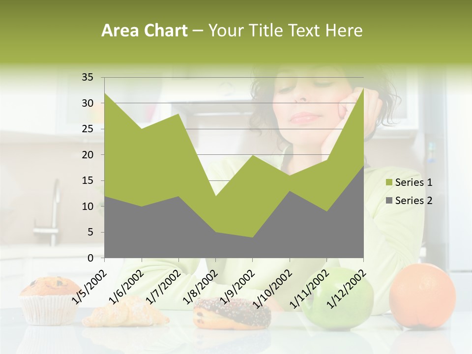 Junk Nutrition Green PowerPoint Template