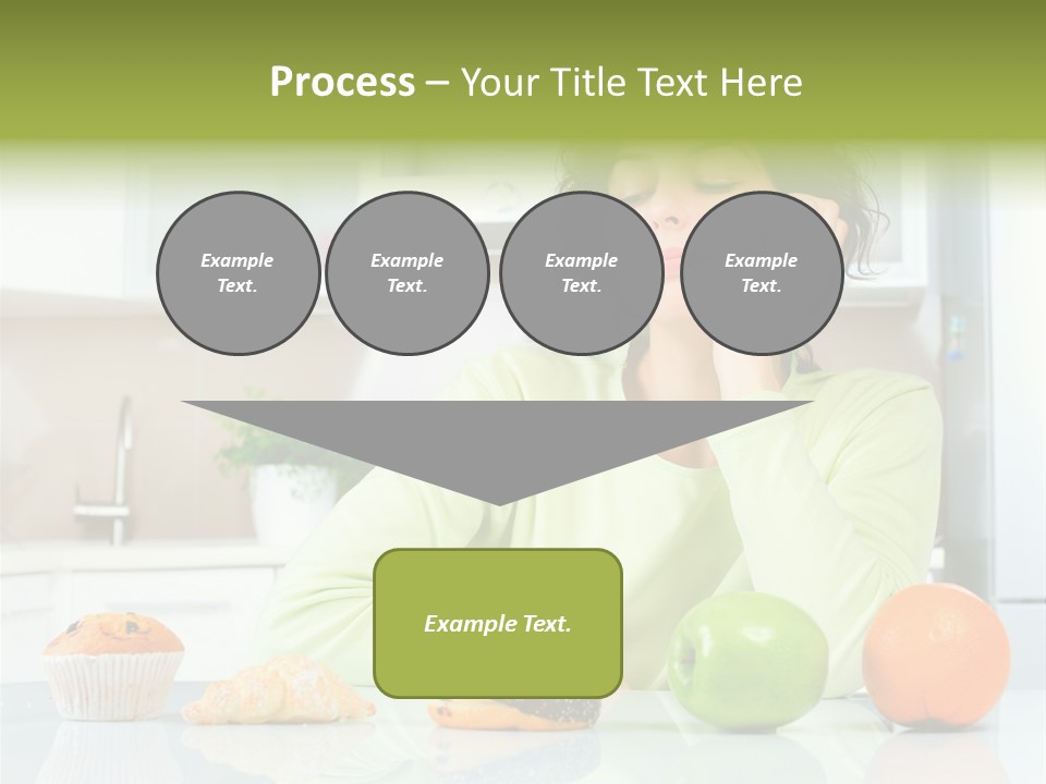 Junk Nutrition Green PowerPoint Template