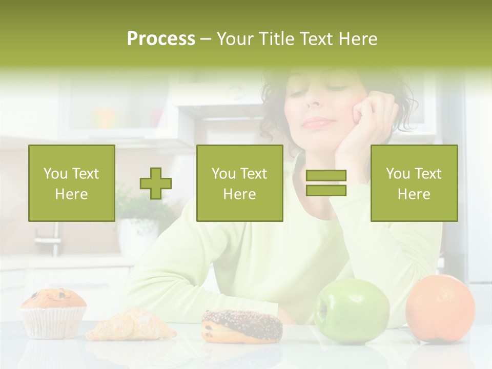 Junk Nutrition Green PowerPoint Template