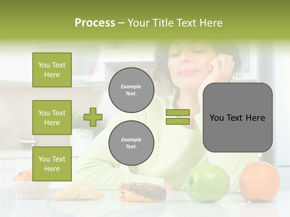 Junk Nutrition Green PowerPoint Template