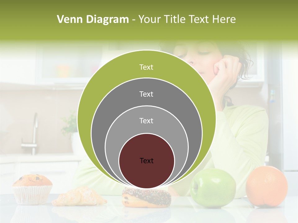 Junk Nutrition Green PowerPoint Template