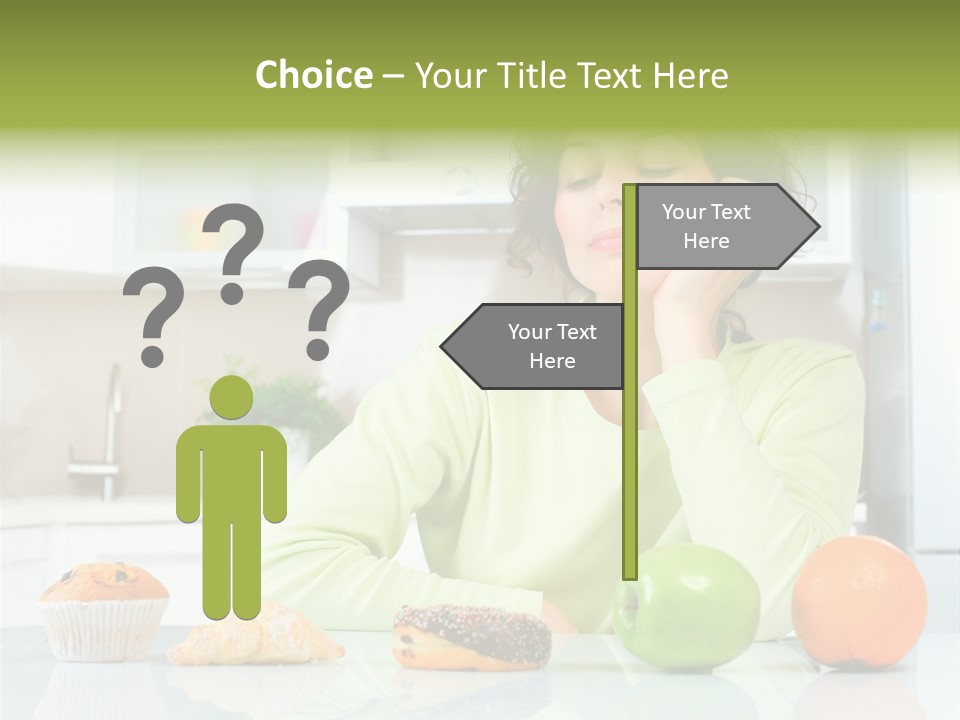 Junk Nutrition Green PowerPoint Template