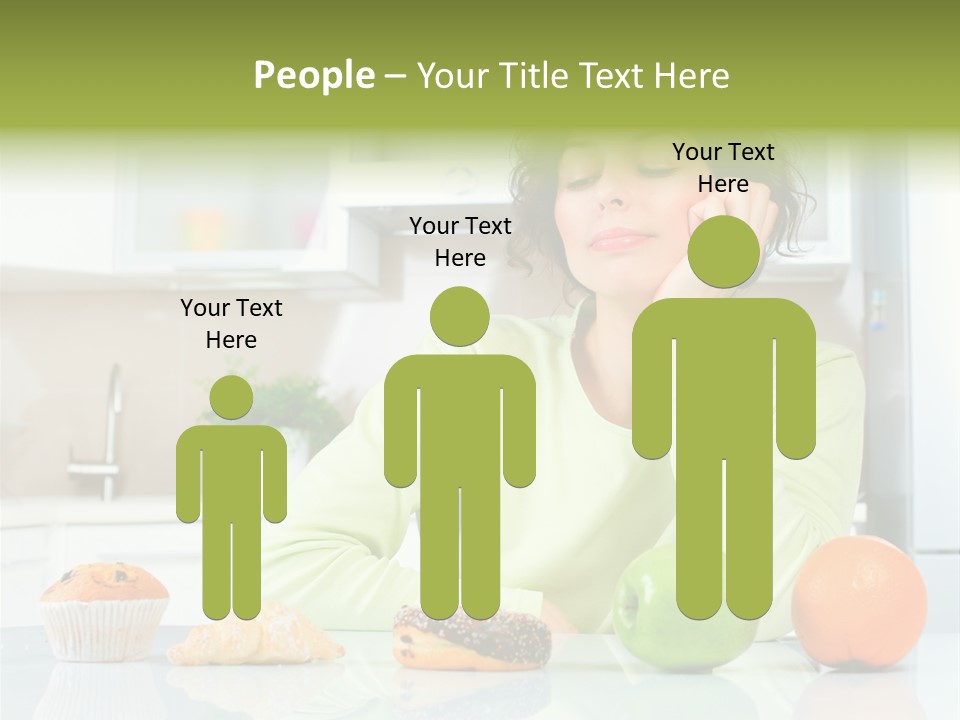 Junk Nutrition Green PowerPoint Template