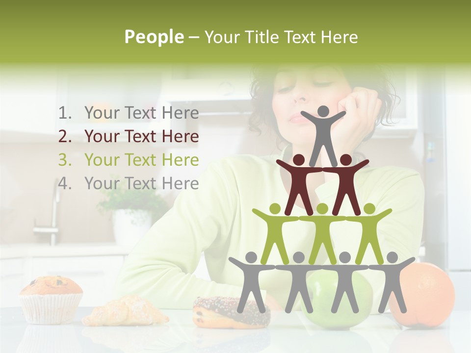 Junk Nutrition Green PowerPoint Template