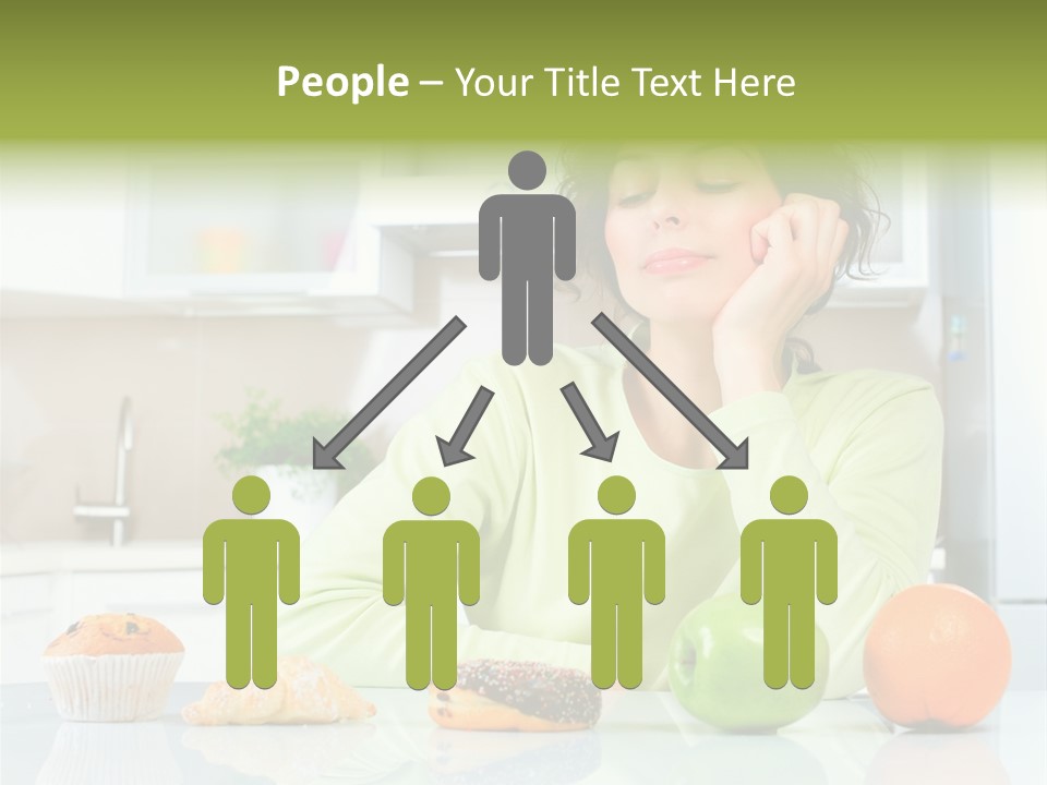 Junk Nutrition Green PowerPoint Template