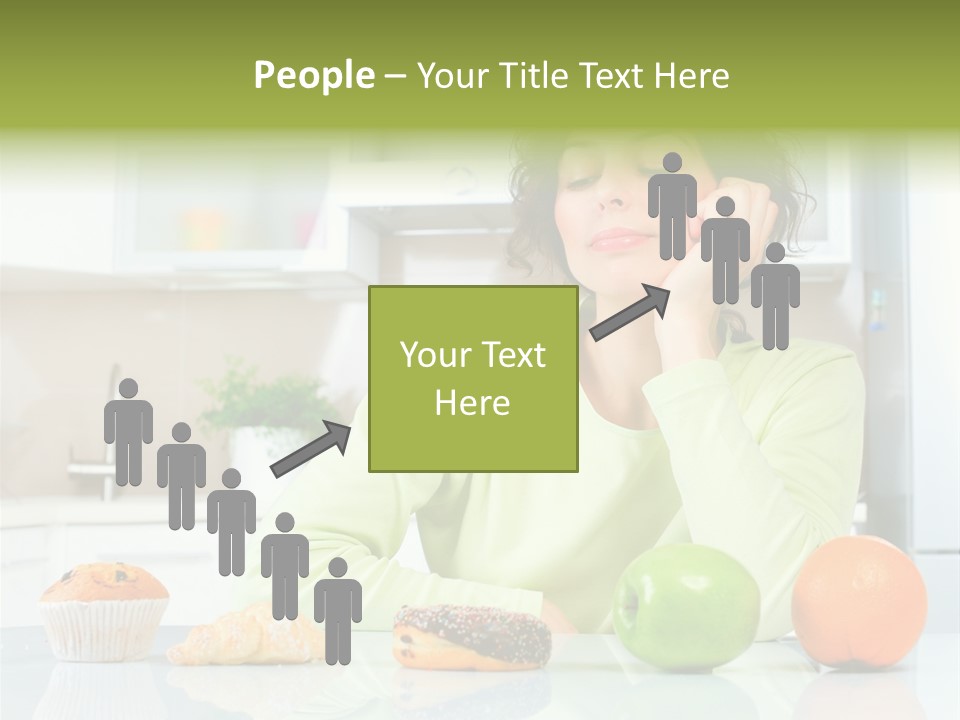 Junk Nutrition Green PowerPoint Template