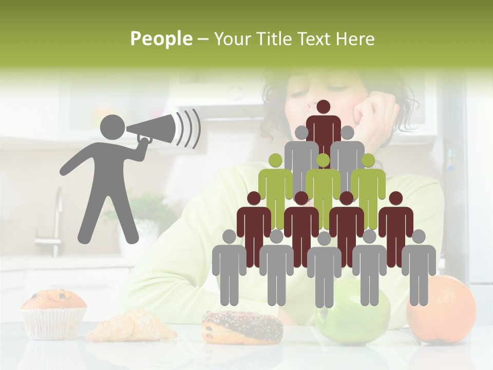 Junk Nutrition Green PowerPoint Template
