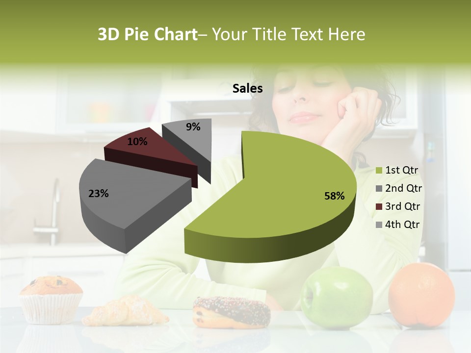 Junk Nutrition Green PowerPoint Template
