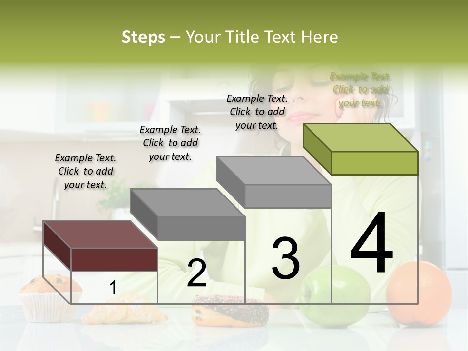 Junk Nutrition Green PowerPoint Template