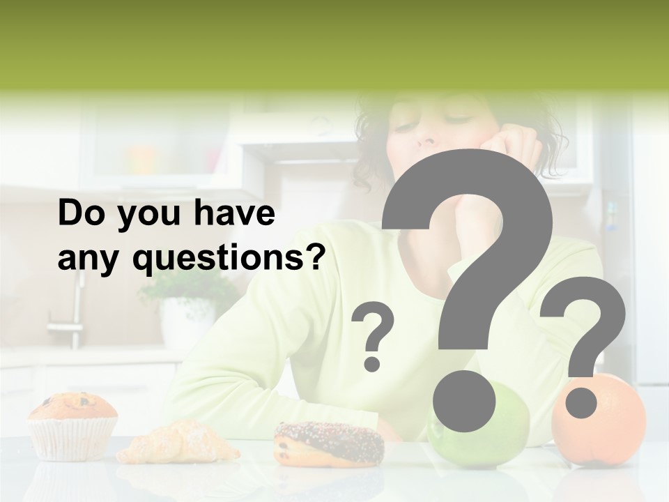 Junk Nutrition Green PowerPoint Template