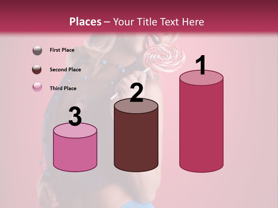 Pinup Female Woman PowerPoint Template