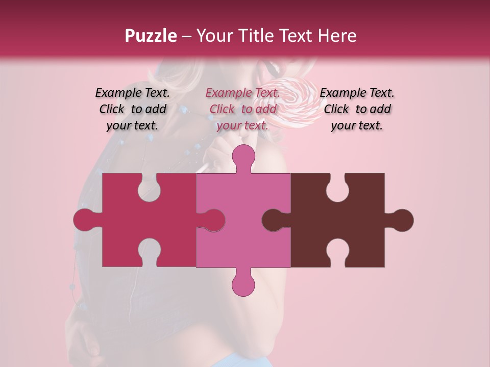 Pinup Female Woman PowerPoint Template