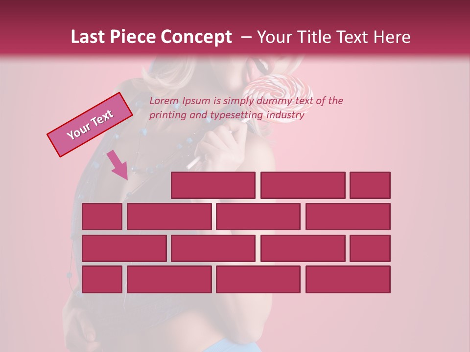 Pinup Female Woman PowerPoint Template