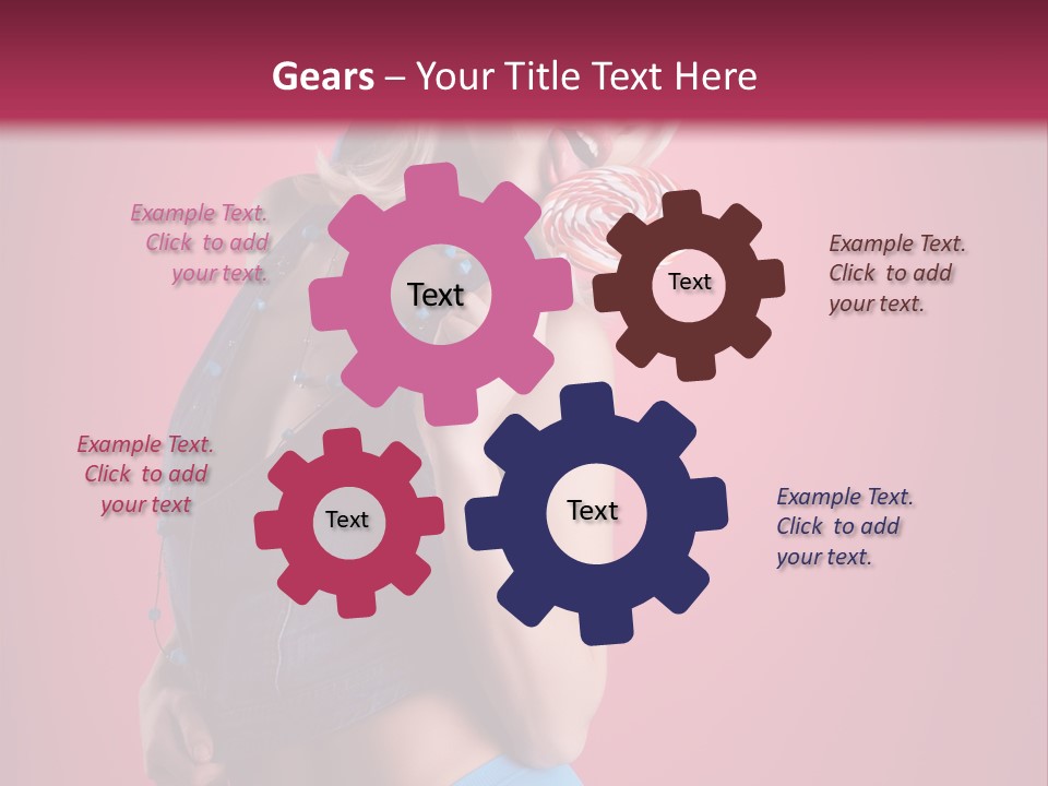 Pinup Female Woman PowerPoint Template