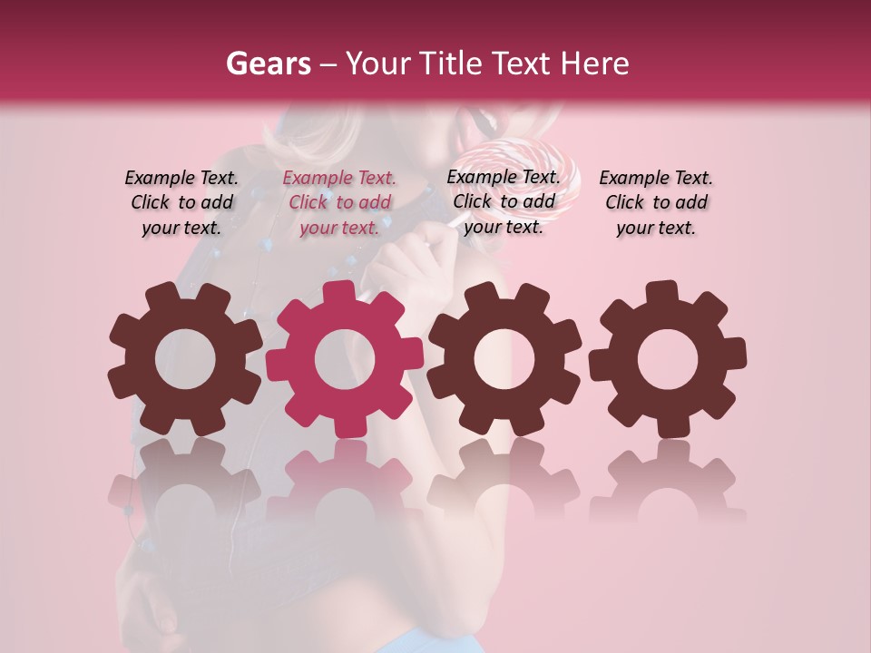 Pinup Female Woman PowerPoint Template