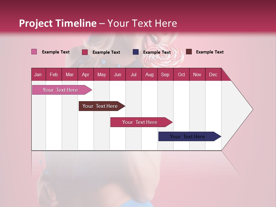 Pinup Female Woman PowerPoint Template