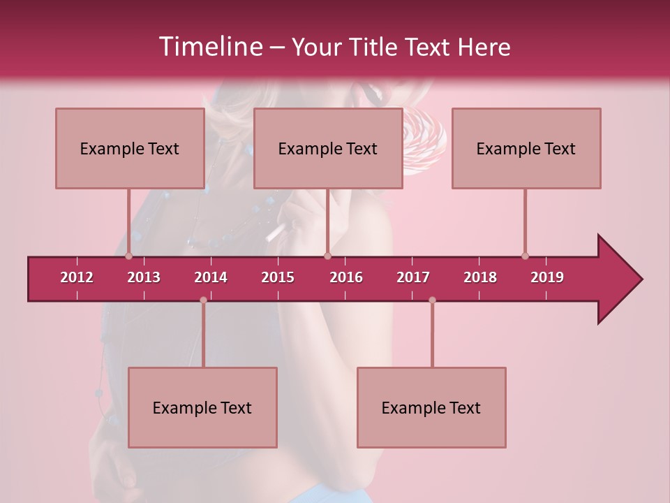 Pinup Female Woman PowerPoint Template