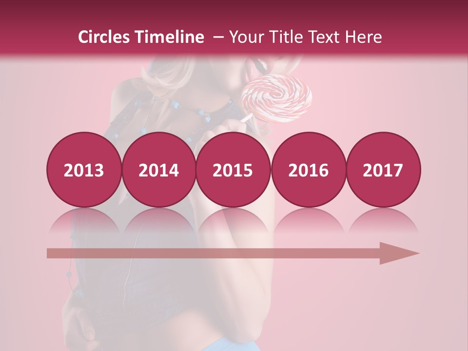 Pinup Female Woman PowerPoint Template