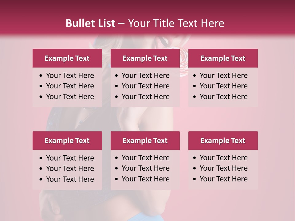 Pinup Female Woman PowerPoint Template