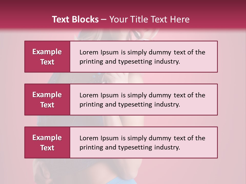 Pinup Female Woman PowerPoint Template