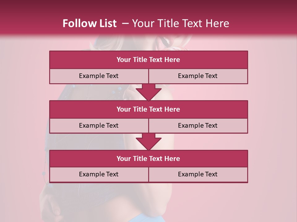 Pinup Female Woman PowerPoint Template