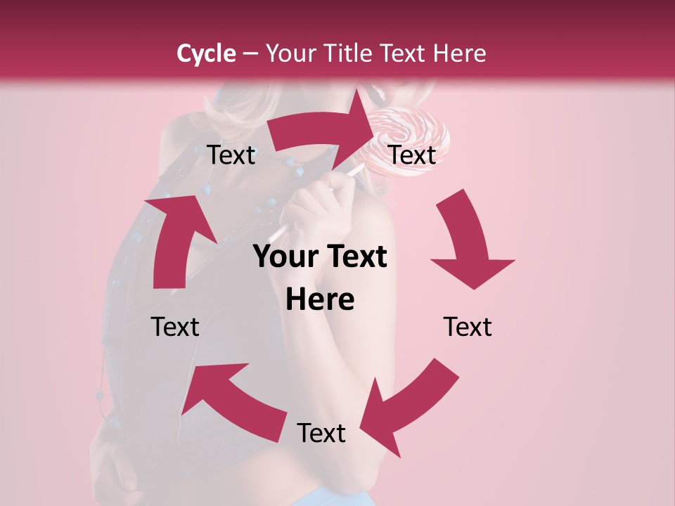 Pinup Female Woman PowerPoint Template