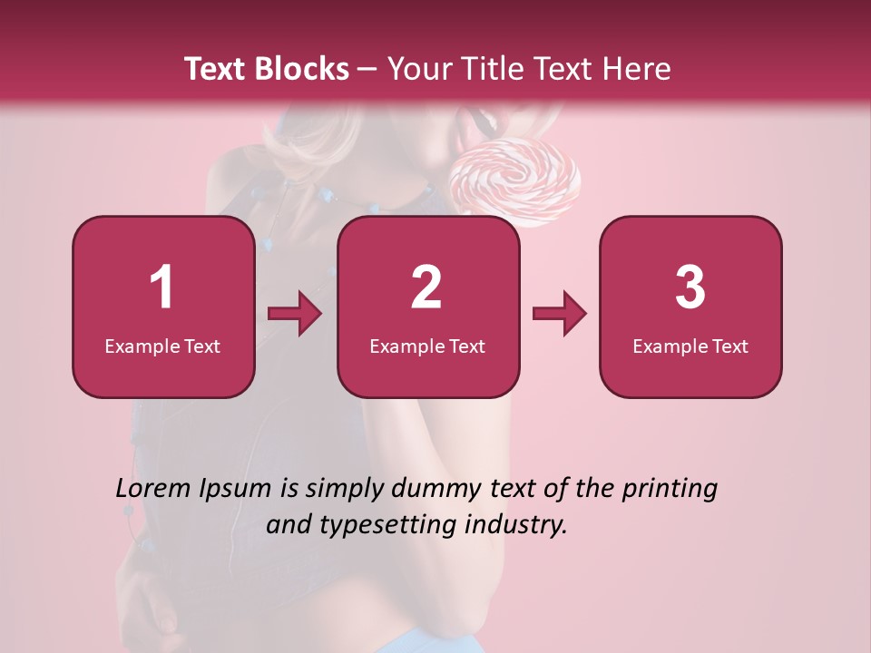 Pinup Female Woman PowerPoint Template