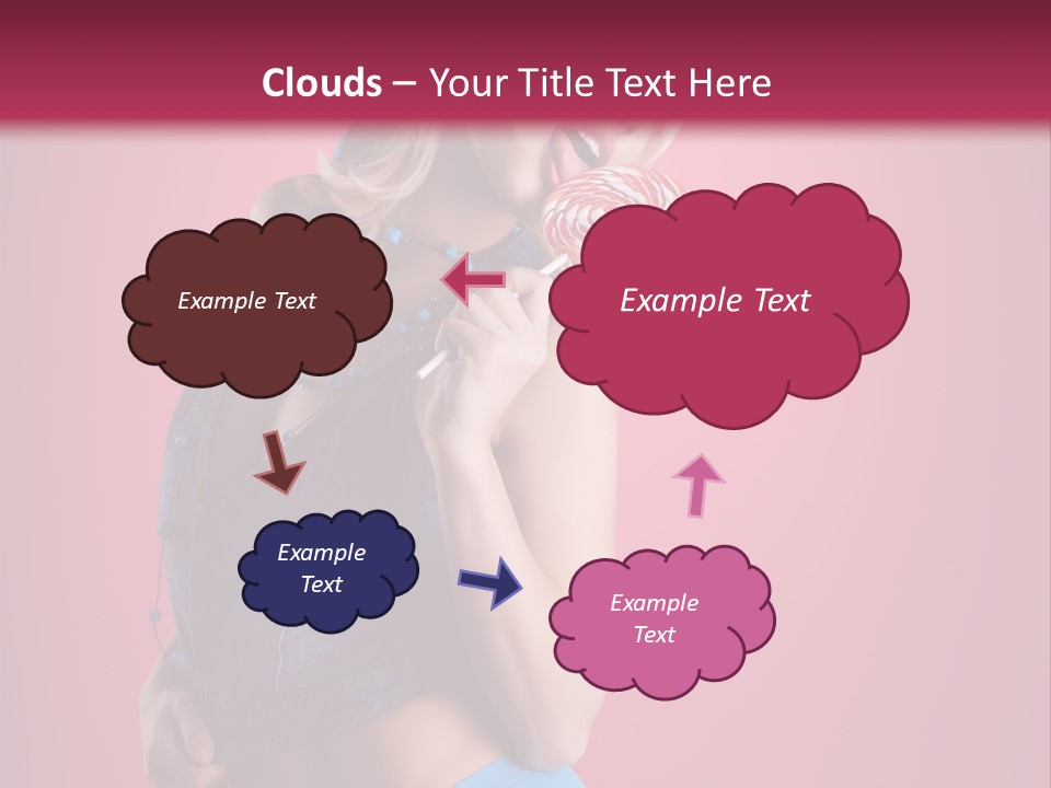 Pinup Female Woman PowerPoint Template