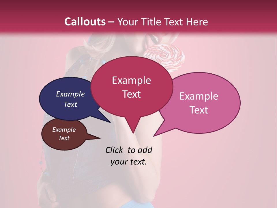 Pinup Female Woman PowerPoint Template