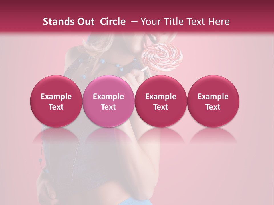 Pinup Female Woman PowerPoint Template