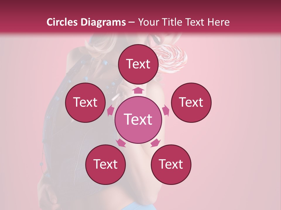 Pinup Female Woman PowerPoint Template