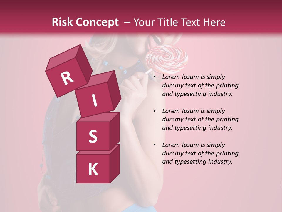 Pinup Female Woman PowerPoint Template