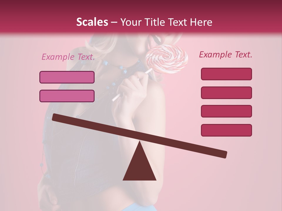 Pinup Female Woman PowerPoint Template