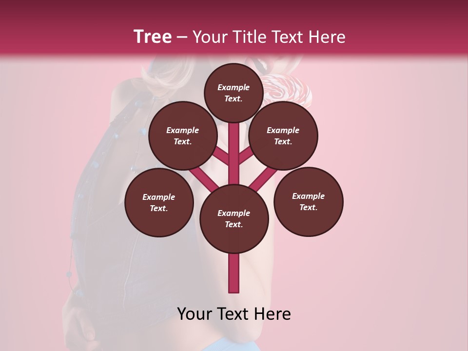 Pinup Female Woman PowerPoint Template