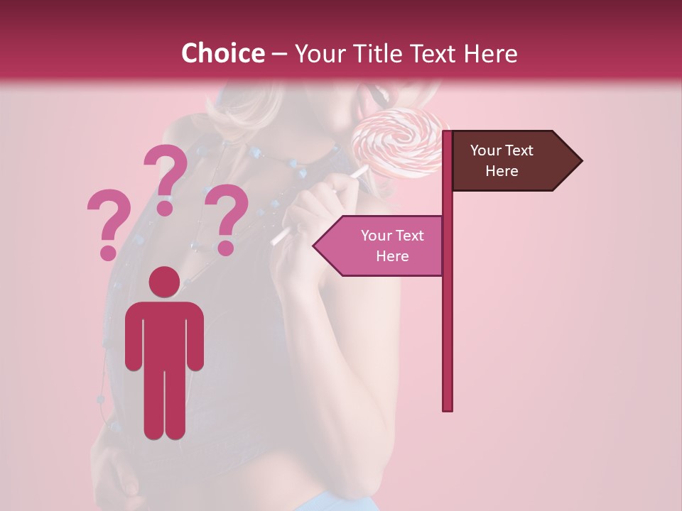 Pinup Female Woman PowerPoint Template